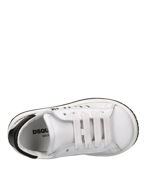 Sneakers in pelle DSQUARED2 | 80289 GINEVRABIANCO-NERO